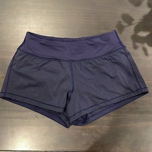 Navy lululemon shorts